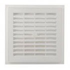 Image du produit : Grille de ventilation à sceller démontable et à fermeture carrée - hauteur 176mm - largeur 176mm couleur Blanc Nicoll | D114