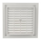 Image du produit : Grille de ventilation à sceller démontable et à fermeture carrée - hauteur 176mm - largeur 176mm couleur Blanc Nicoll | D114