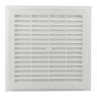 Image du produit : Grille de ventilation à sceller démontable et à fermeture carrée - hauteur 223mm - largeur 223mm couleur Blanc Nicoll | D214