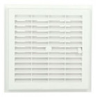 Image du produit : Grille de ventilation à sceller démontable et à fermeture carrée - hauteur 201mm - largeur 201mm couleur Blanc Nicoll | F154