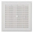 Image du produit : Grille de ventilation à sceller démontable et à fermeture carrée - hauteur 201mm - largeur 201mm couleur Blanc Nicoll | F164