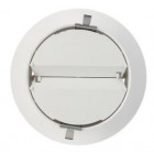 Image du produit : Grille de ventilation intérieure avec moustiquaire diamètre Ø 125mm x 91mm x 100mm couleur Blanc Nicoll | FATM100