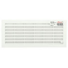 Image du produit : Grille de ventilation à visser ou à coller classique à fermeture rectangulaire - hauteur 108mm - largeur 254mm couleur Blanc Nicoll | FB101