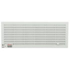 Image du produit : Grille de ventilation à visser ou à coller classique à fermeture rectangulaire - hauteur 132mm - largeur 338mm couleur Blanc Nicoll | FB201