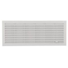 Image du produit : Grille de ventilation à visser ou à coller classique à fermeture rectangulaire - hauteur 132mm - largeur 338mm couleur Blanc Nicoll | FB211