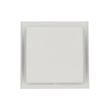 Grille de ventilation à fermeture Neolia diamètre Ø 125mm - largeur 180mm - longueur 180mm couleur Blanc Nicoll | FDT125B