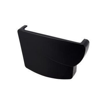 Fond de gouttière à coller - LG28 couleur Noir Nicoll | FG28N