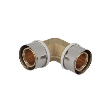 Coude multicouche à sertir à 90° Laiton diamètre Ø 40mm x 40mm Nicoll | FLC40