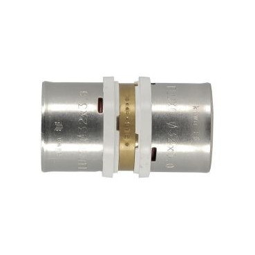 Manchon multicouche à sertir égal Laiton diamètre Ø 32mm x 32mm Nicoll | FLM32