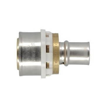 Manchon multicouche à sertir réduit Laiton diamètre Ø 40mm x 20mm Nicoll | FLM4020