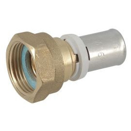 Manchon multicouche à sertir, à visser écrou tournant diamètre Ø 16mm Nicoll | FLMT1620F