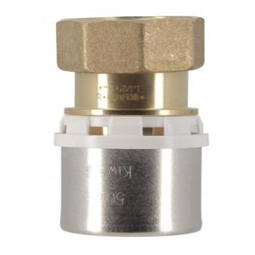 Manchon multicouche à sertir, à visser écrou tournant diamètre Ø 50mm Nicoll | FLMT5040F