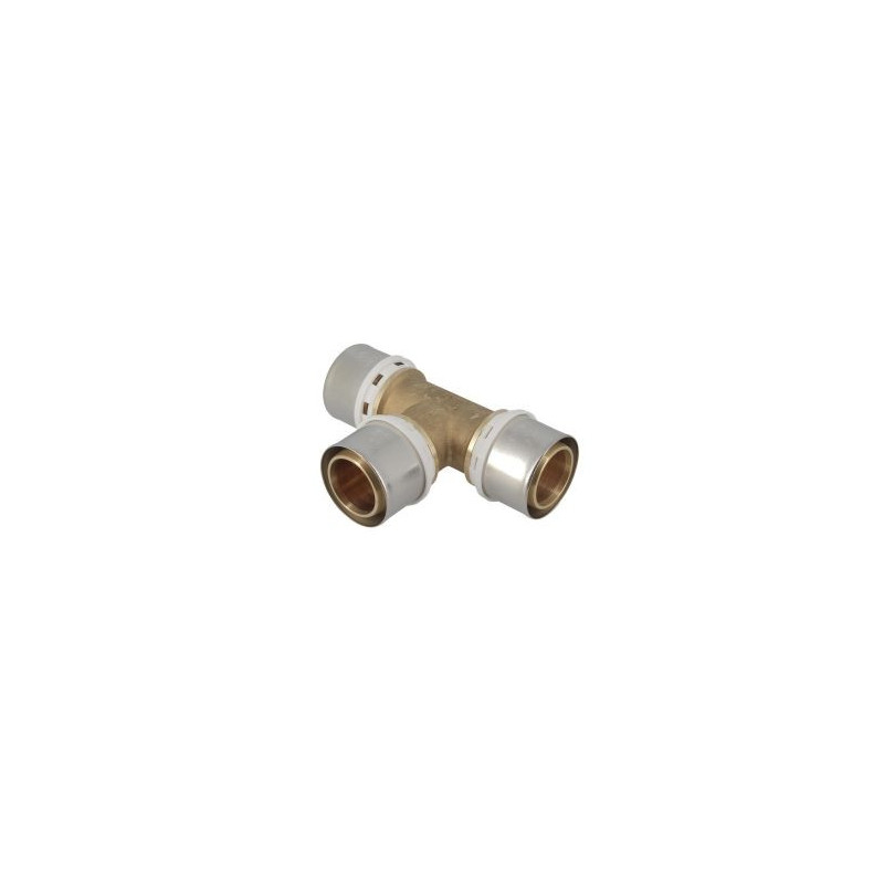 Té multicouche à sertir égal Laiton diamètre Ø 50mm x 50mm x 50mm Nicoll | FLT50