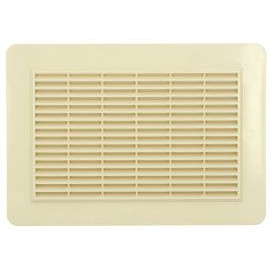 Grille de ventilation spécial façade à visser ou à coller applique - hauteur 226mm - largeur 323mm couleur Sable Nicoll | GAP2