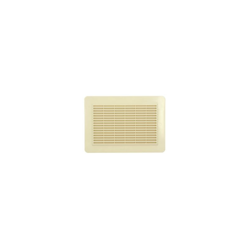 Grille de ventilation spécial façade à visser ou à coller applique - hauteur 226mm - largeur 323mm couleur Sable Nicoll | GAP2