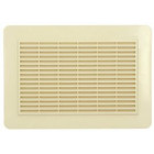 Image du produit : Grille de ventilation spécial façade à visser ou à coller applique - hauteur 226mm - largeur 323mm couleur Sable Nicoll | GAP2