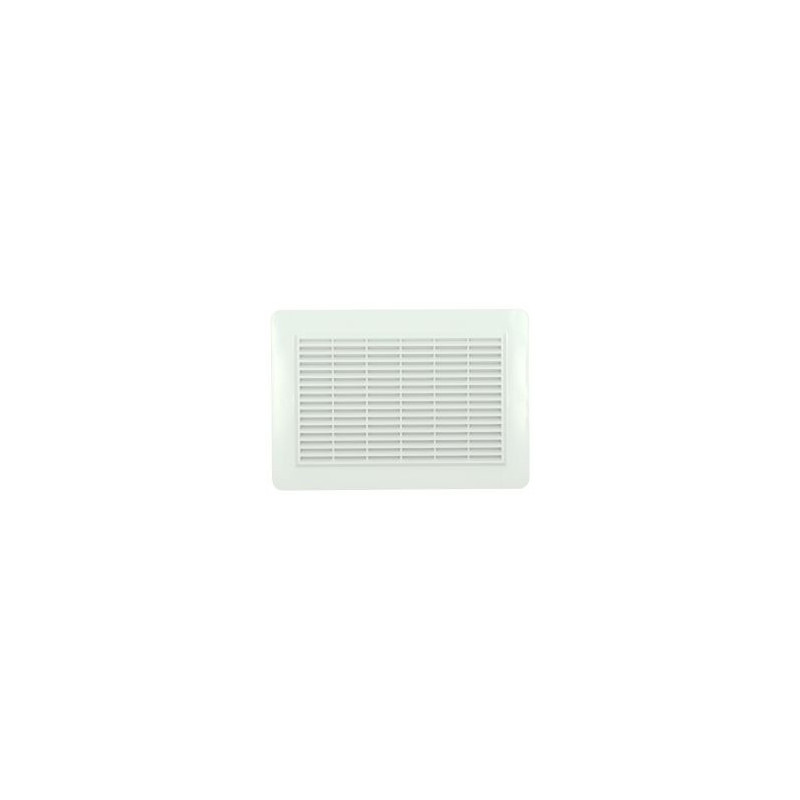 Grille de ventilation spécial façade à visser ou à coller applique - hauteur 226mm - largeur 323mm couleur Blanc Nicoll | GAP2B