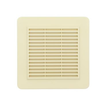 Grille de ventilation spécial façade à visser ou à coller applique - hauteur 213mm - largeur 213mm couleur Sable Nicoll | GAPM1