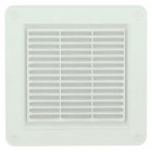 Image du produit : Grille de ventilation spécial façade à visser ou à coller applique - hauteur 213mm - largeur 213mm couleur Blanc Nicoll | GAPM1B