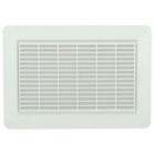 Image du produit : Grille de ventilation spécial façade à visser ou à coller applique - hauteur 226mm - largeur 323mm couleur Blanc Nicoll | GAPM2B