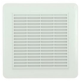 Grille de ventilation spécial façade à visser ou à coller applique - hauteur 246mm - largeur 246mm couleur Blanc Nicoll | GAPM4B