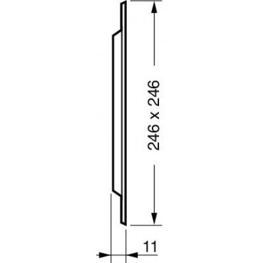 Grille Plastique Extérieure En Applique À Visser 150 X 200