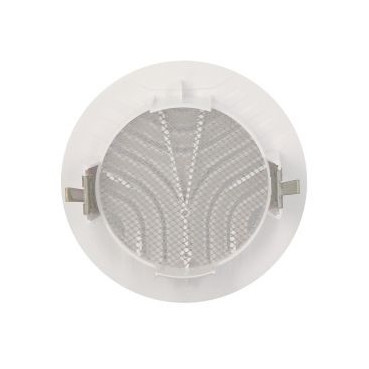 Grille de ventilation intérieure avec moustiquaire diamètre Ø 132mm x 97mm x 110mm couleur Blanc Nicoll | GATM110