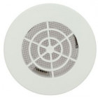 Image du produit : Grille de ventilation intérieure avec moustiquaire diamètre Ø 106mm x 71mm x 80mm couleur Blanc Nicoll | GATM80