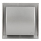 Image du produit : Grille de ventilation Neolia diamètre Ø 100mm - largeur 150mm - longueur 150mm couleur Inox Nicoll | GDT100X