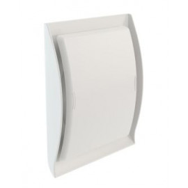 Grille de ventilation Neolia diamètre Ø 125mm - largeur 180mm - longueur 180mm couleur Blanc Nicoll | GDT125B