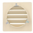 Image du produit : Grille de ventilation spécial façade pour tubes PVC diamètre Ø 100mm - hauteur 124mm - largeur 124mm couleur Sable Nicoll | GET100