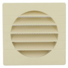 Image du produit : Grille de ventilation spécial façade pour tubes PVC diamètre Ø 125mm - hauteur 149mm - largeur 149mm couleur Sable Nicoll | GETM125