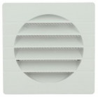 Image du produit : Grille de ventilation spécial façade pour tubes PVC diamètre Ø 125mm - hauteur 149mm - largeur 149mm couleur Blanc Nicoll | GETM12B