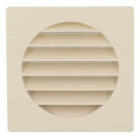 Image du produit : Grille de ventilation spécial façade pour tubes PVC diamètre Ø 140mm - hauteur 164mm - largeur 164mm couleur Sable Nicoll | GETM140