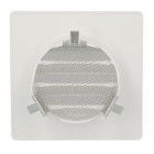 Image du produit : Grille de ventilation spécial façade pour tubes PVC diamètre Ø 80mm - hauteur 109mm - largeur 109mm couleur Blanc Nicoll | GETM8B