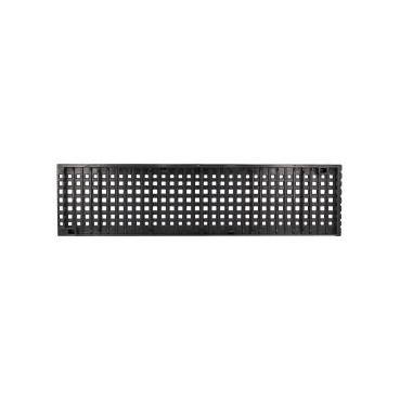 Grille PVC - A15 - L100 int Connecto couleur Gris anthracite Nicoll | GR77PK