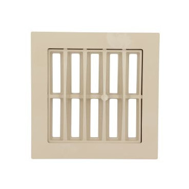 Grille avec cadre 20 x 20 - largeur 200mm - longueur 200mm couleur Sable Nicoll | GRC20S