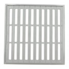 Image du produit : Grille avec cadre 40 x 40 - largeur 400mm - longueur 400mm couleur Gris clair Nicoll | GRC40