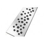 Image du produit : Grille de caniveaux de douche 50 mm inox Design Bulles - largeur 50mm - longueur 945mm Nicoll | GSICAN100B