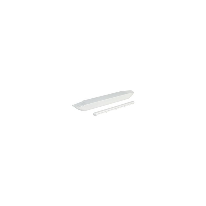 Solution aérau-acoustique - mortaise 250 x 12 pour menuiseries - longueur 250mm couleur Blanc Nicoll | HF2243