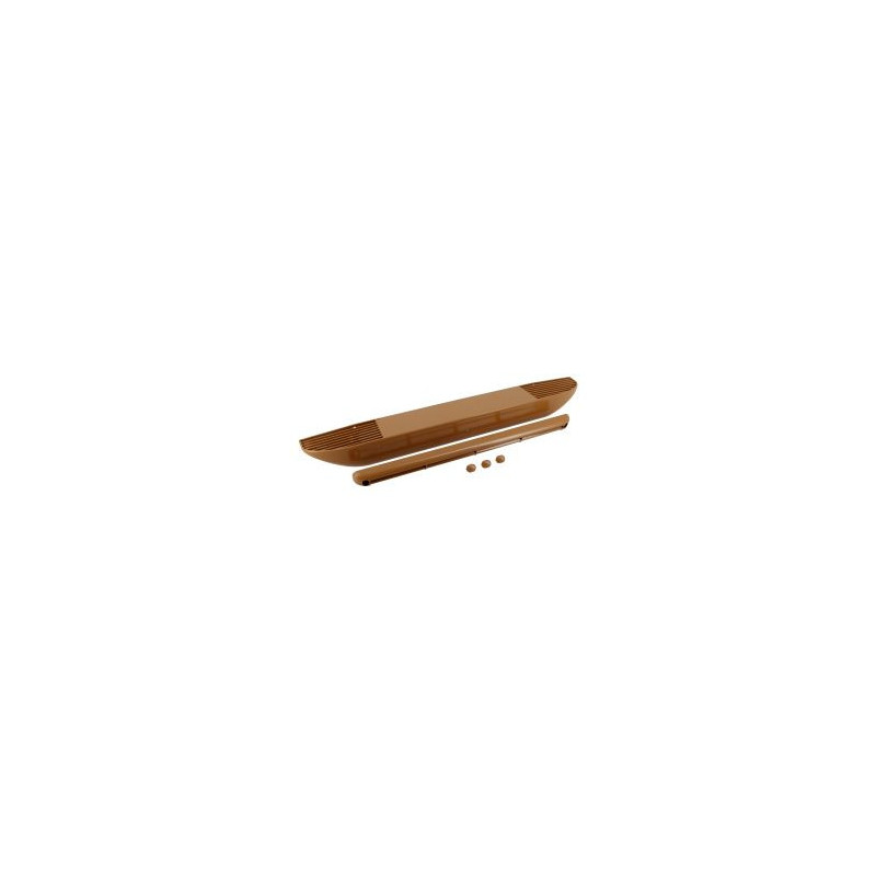 Solution aérau-acoustique - mortaise 250 x 12 pour menuiseries couleur Marron bois clair Nicoll | HF3038C