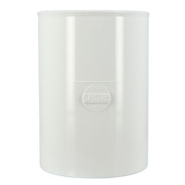 Manchon pour tube de descente cylindrique Ø 100 diamètre Ø 100mm couleur Blanc Nicoll | JTGTB