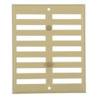 Image du produit : Grille de ventilation aluminium à visser - à fermeture sans moustiquaire - hauteur 170mm - largeur 140mm couleur Alu Doré Nicoll | LF1714D