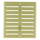 Image du produit : Grille de ventilation aluminium à visser - à fermeture sans moustiquaire - hauteur 170mm - largeur 190mm couleur Alu Doré Nicoll | LF1719D