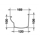 Image du produit : Profilé de gouttière - LG38 couleur Blanc Nicoll | LG38B