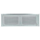 Image du produit : Grille de ventilation aluminium à visser rectangulaire horizontale - persiennes avec moustiquaire - hauteur 300mm - largeur 100mm couleur Blanc Nicoll | LM1030B