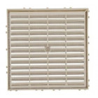 Image du produit : Grille de ventilation spécial façade à sceller/à combinaisons avec moustiquaire - hauteur 173mm - longueur 173mm couleur Sable Nicoll | M164S