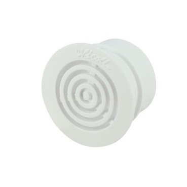 Grille de ventilation à visser ou à coller contre-cloison diamètre Ø 38mm couleur Blanc Nicoll | M33