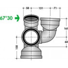 Image du produit : Culotte triple pour 1 WC diamètre Ø 100mm Nicoll | NAMC66