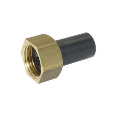 Union sur robinet compteur à écrou prisonnier PVC pression (eau froide) diamètre Ø 10mm x 16mm Nicoll | O16G